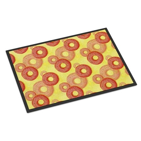 Carolines Treasures Carolines Treasures BB7561JMAT Watercolor Just Donuts Indoor or Outdoor Mat; 24 x 36 in. BB7561JMAT